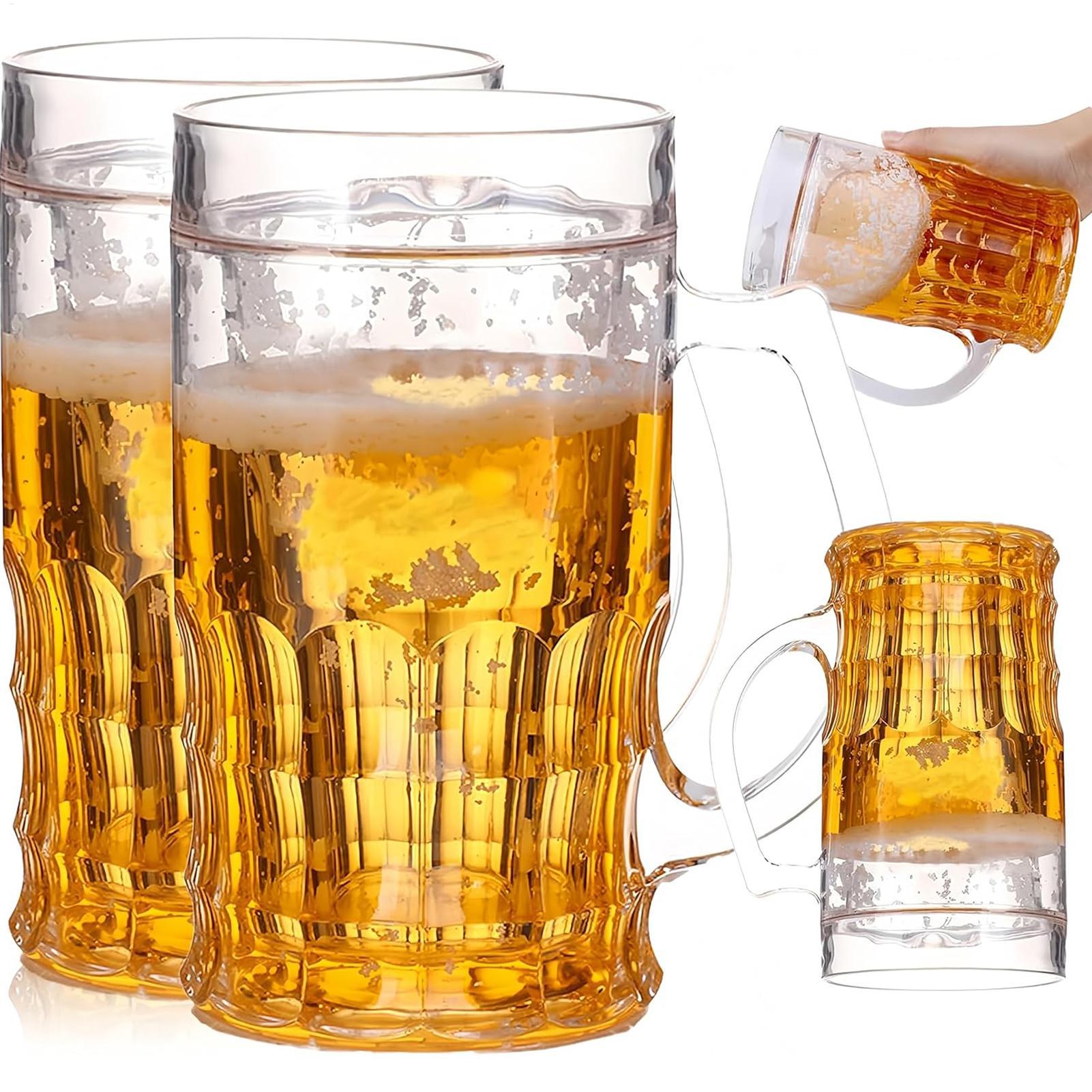 Beer Mug Handled - 450ml Funny Fake Beer Mug Realistic