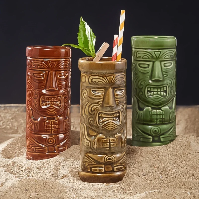 60 Type Hawaiian Tiki Mug Cera - Wine Beer Cocktail recension och pris