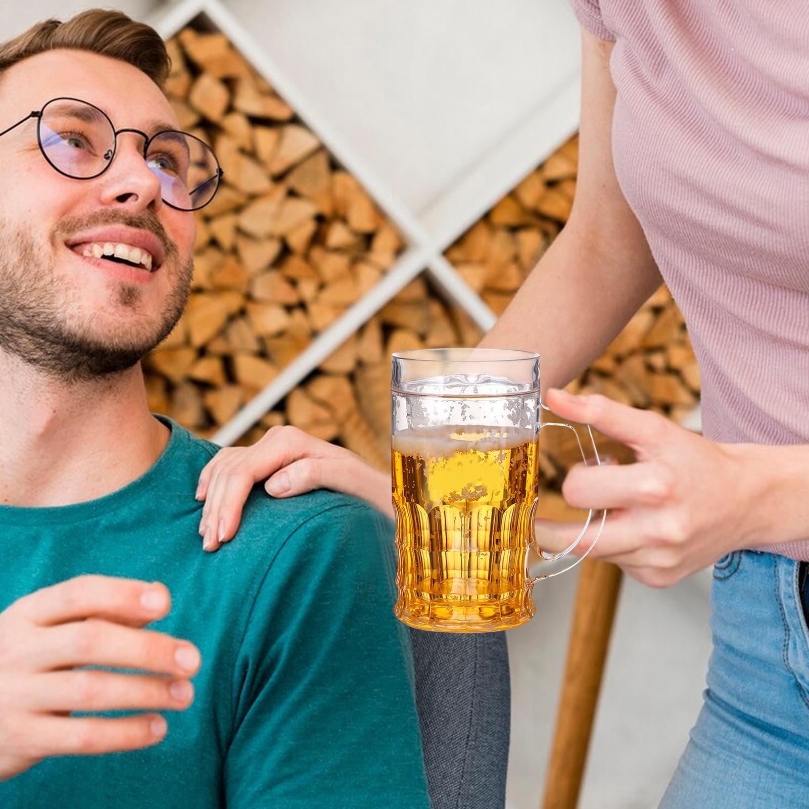450ml Funny Fake Beer Mug Real - Beer Mug Handled recension och pris