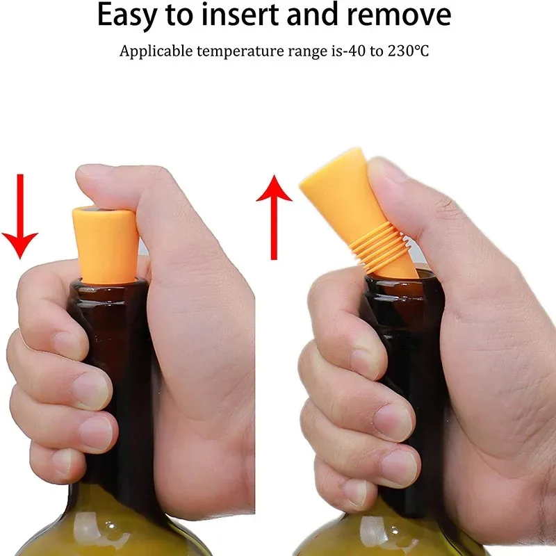 Silicone Wine Bottle Stopper S - Taste Wine Beer Kitchen recension och pris