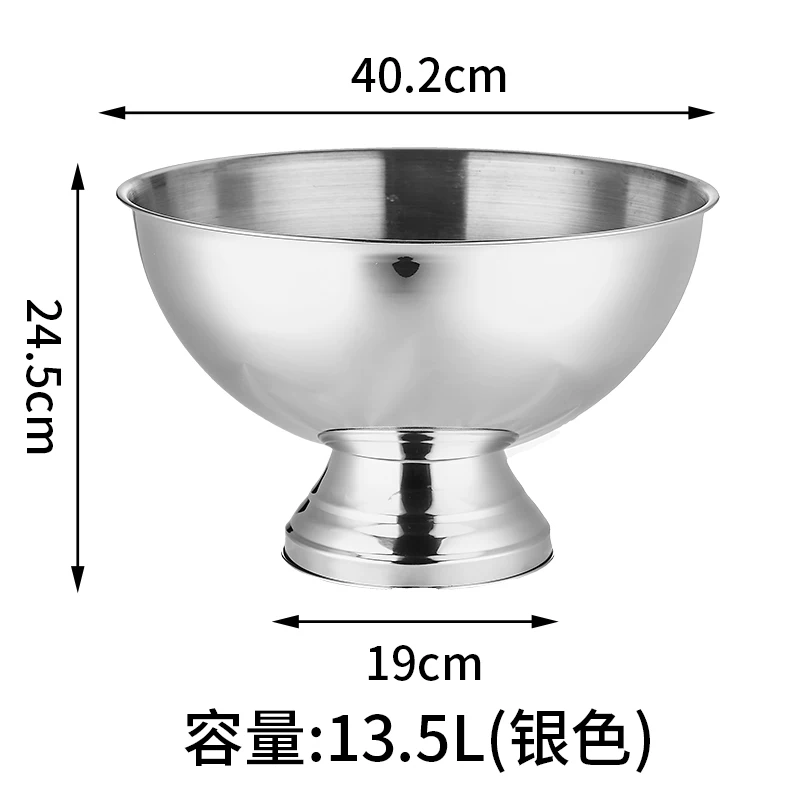 Large Stainless Steel Ice Buck - Wine Beer Cocktail recension och pris