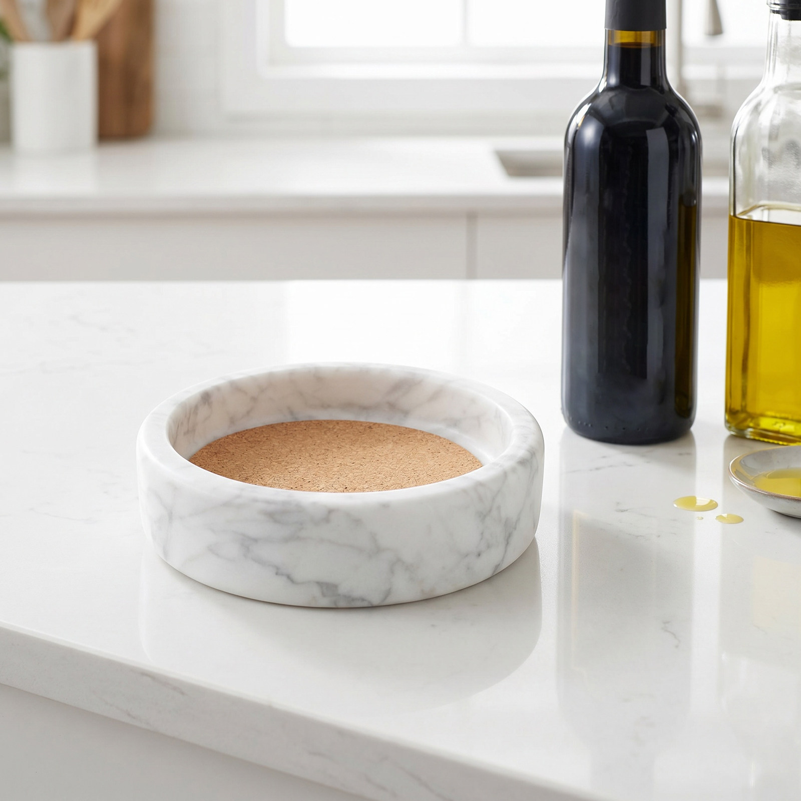 Wine Bottle Coaster Pad Marble - Wine In Beer Glass recension och pris
