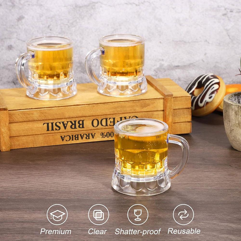 10PCS 30ml Beer Cup Small Hand - Beer Mug Handled recension och pris