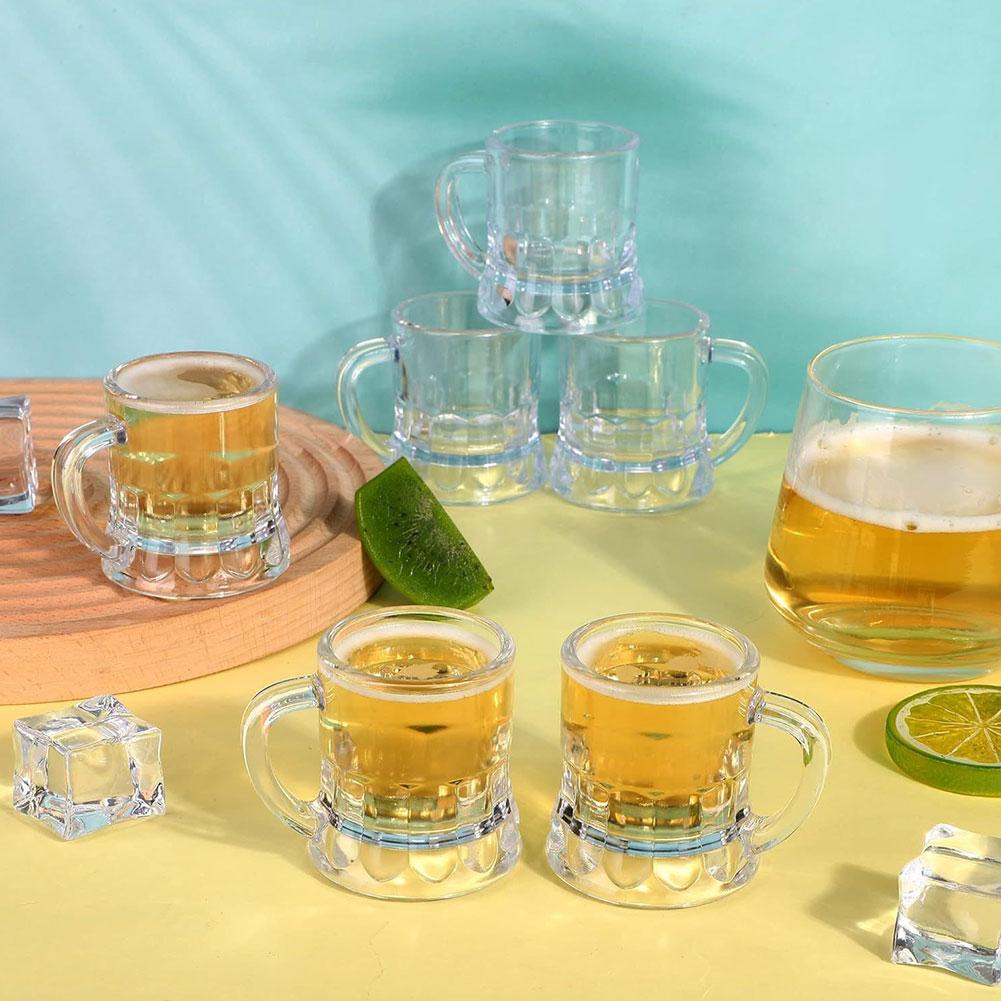 10PCS 30ml Beer Cup Small Hand - Beer Mug Handled recension och pris