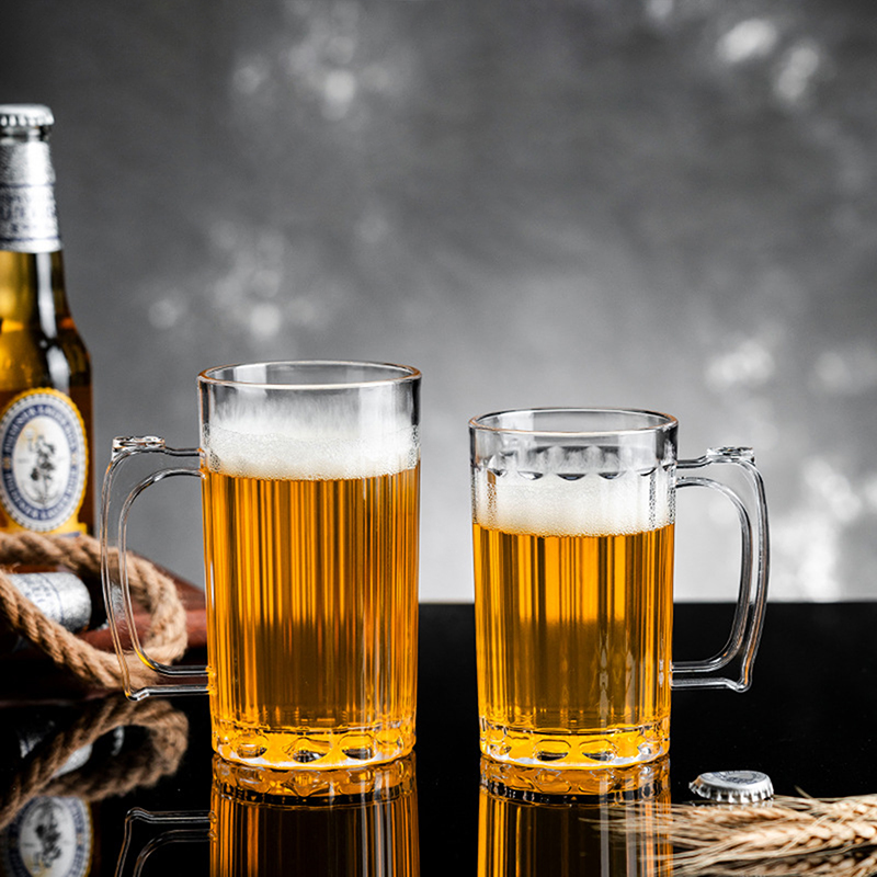 Acrylic Beer Cup Household Mug - Beer Mug Handled recension och pris