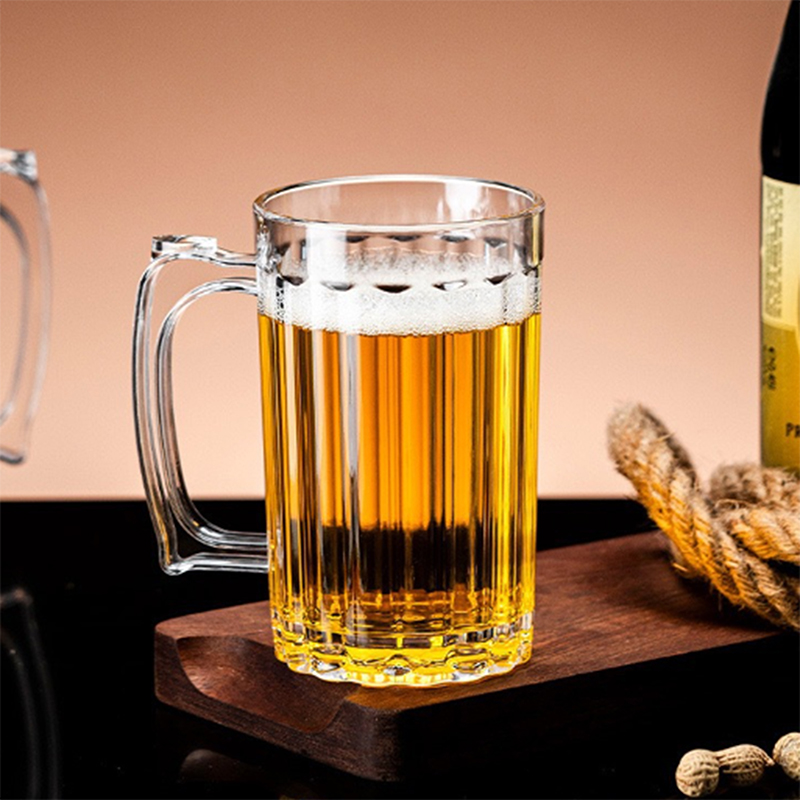 Acrylic Beer Cup Household Mug - Beer Mug Handled recension och pris