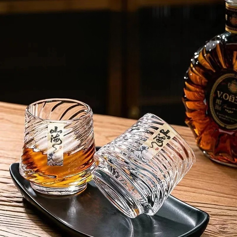 Glass Whiskey Cup Set Shanhai  - Wine Beer Cocktail recension och pris
