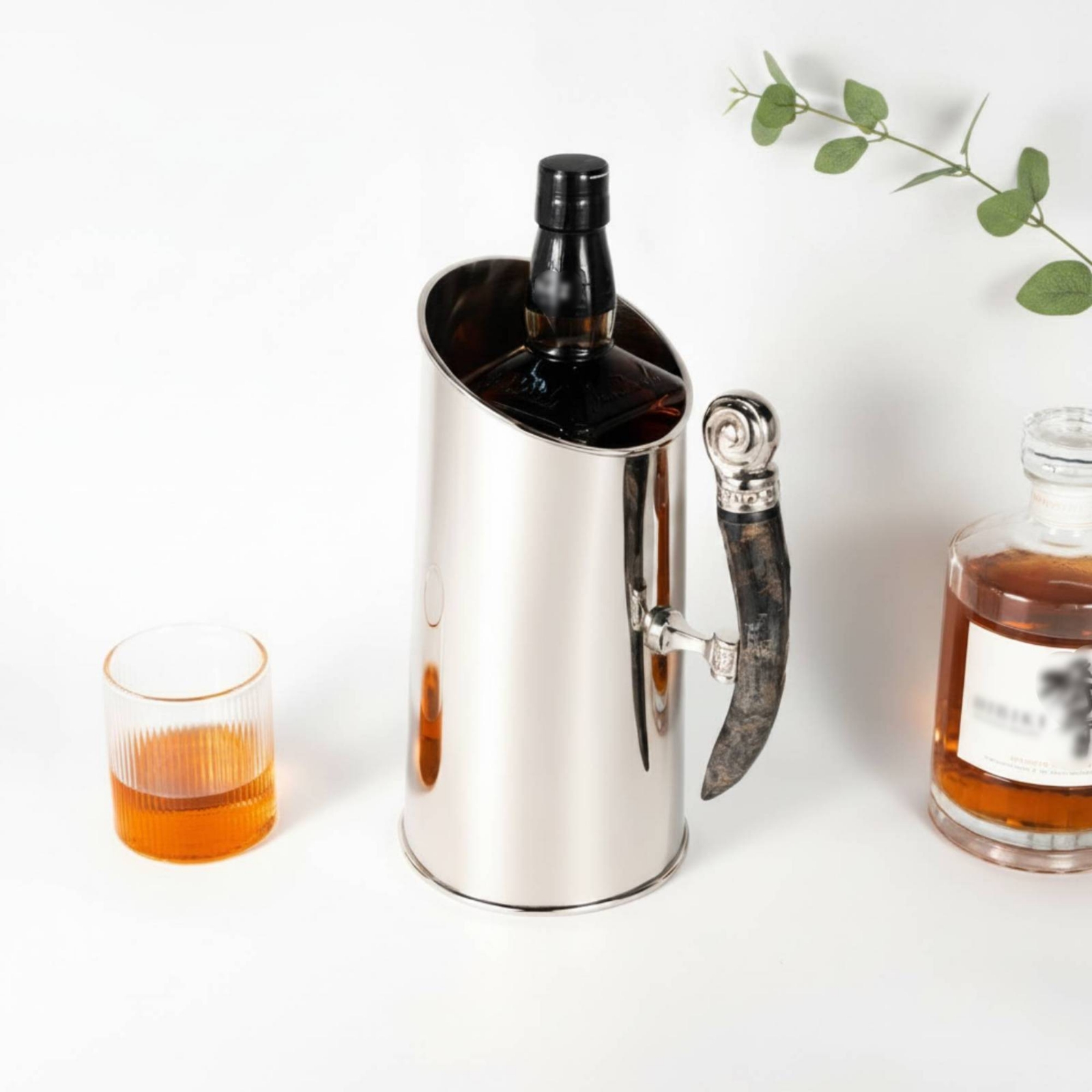 Ice Vessel with Handle Stylish - Beer Mug Handled recension och pris