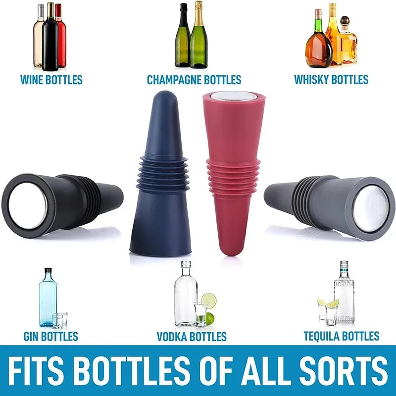 Silicone Wine Bottle Stopper S - Taste Wine Beer Kitchen recension och pris