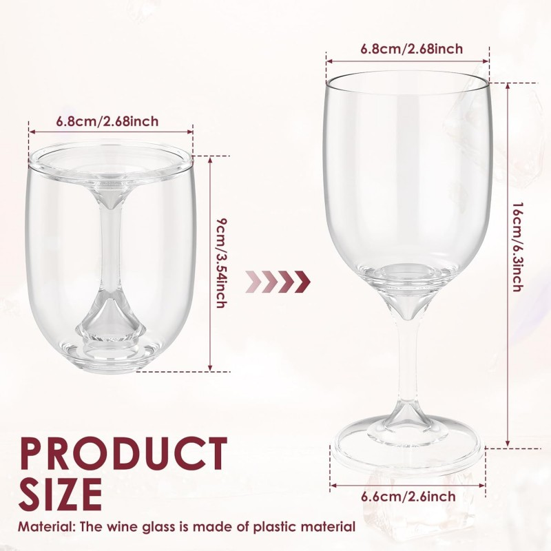 Folding Wine Glass Transparent - Wine & Beer Guayaquil recension och pris