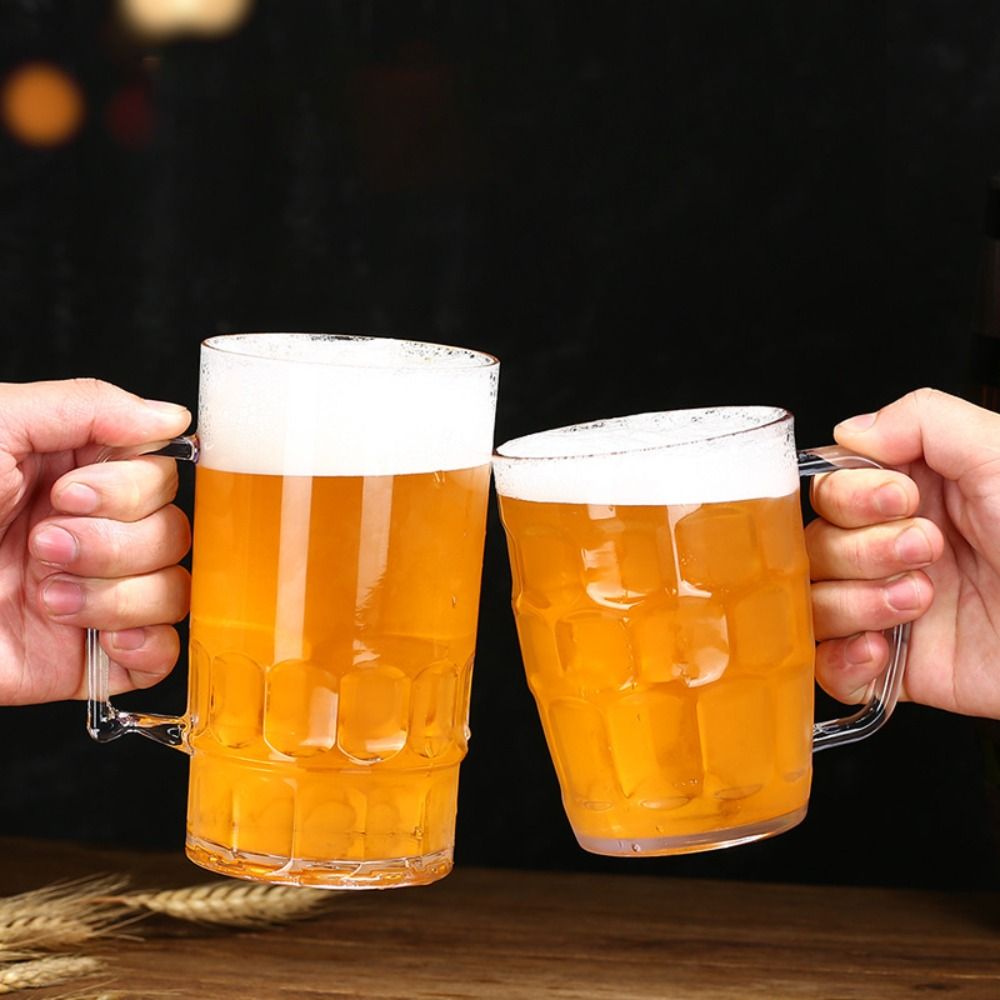 Creative Imitation Glass Plast - Beer Mug Handled recension och pris
