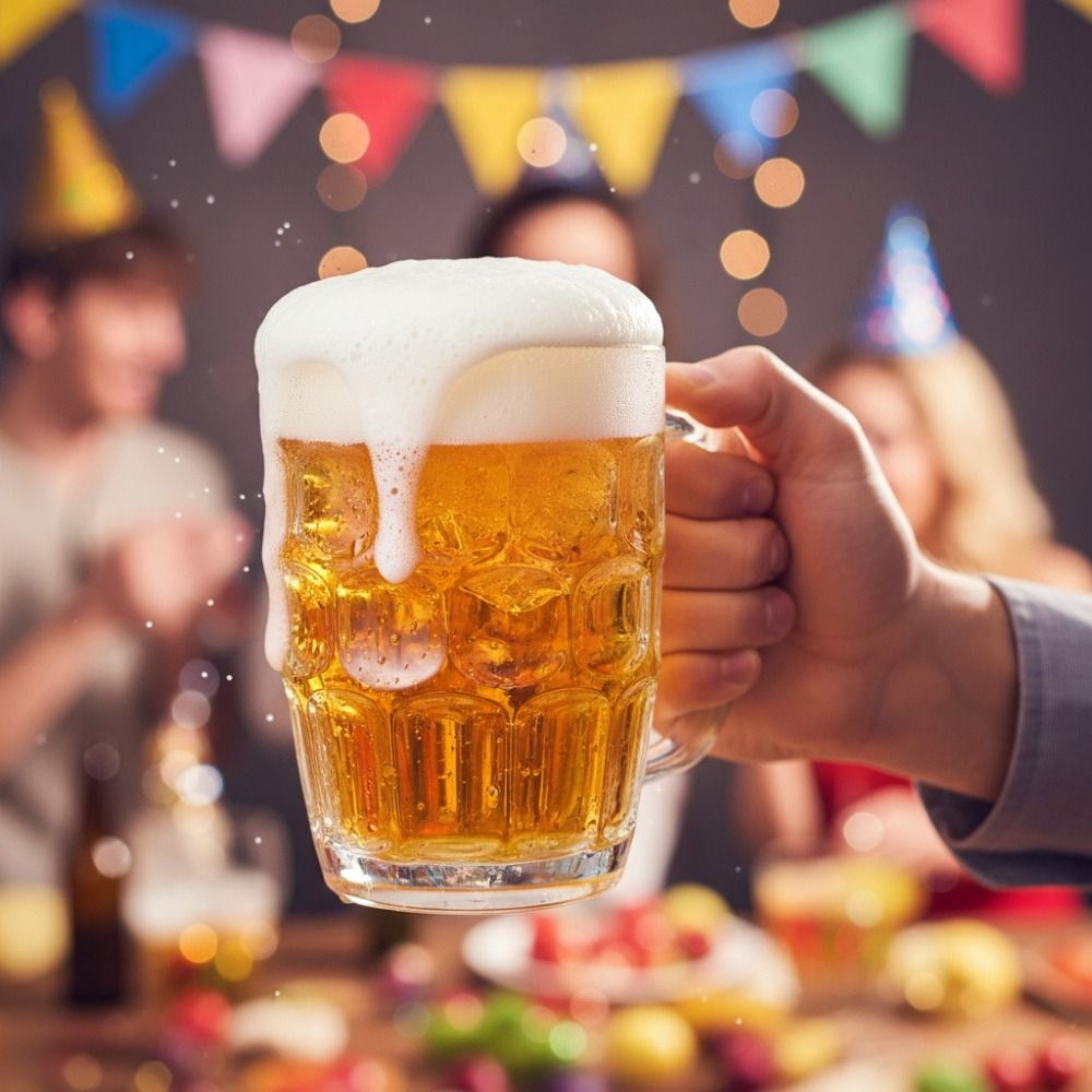 Creative Imitation Glass Plast - Beer Mug Handled recension och pris