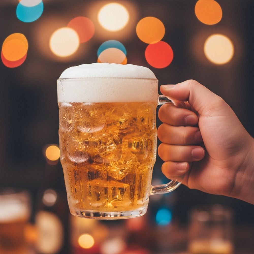 Creative Imitation Glass Plast - Beer Mug Handled recension och pris