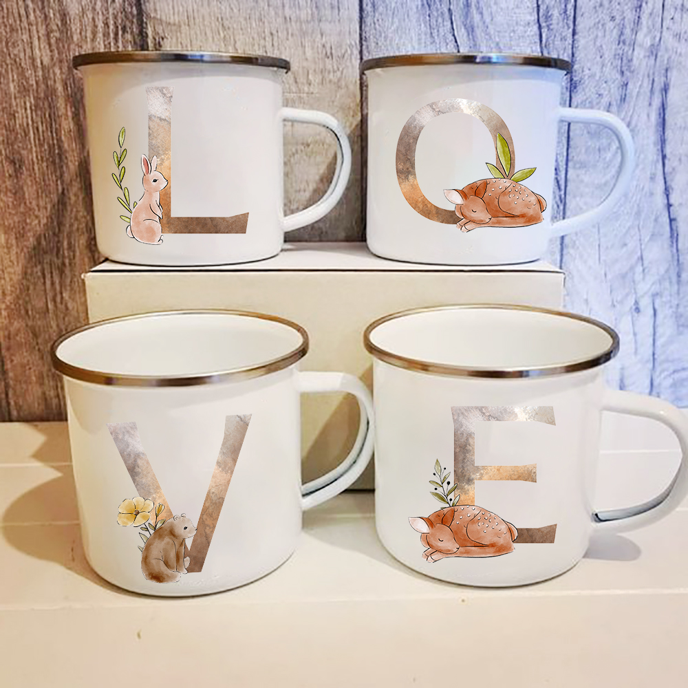 Alphabet Animal Print Enamel C - Wine Beer Best recension och pris