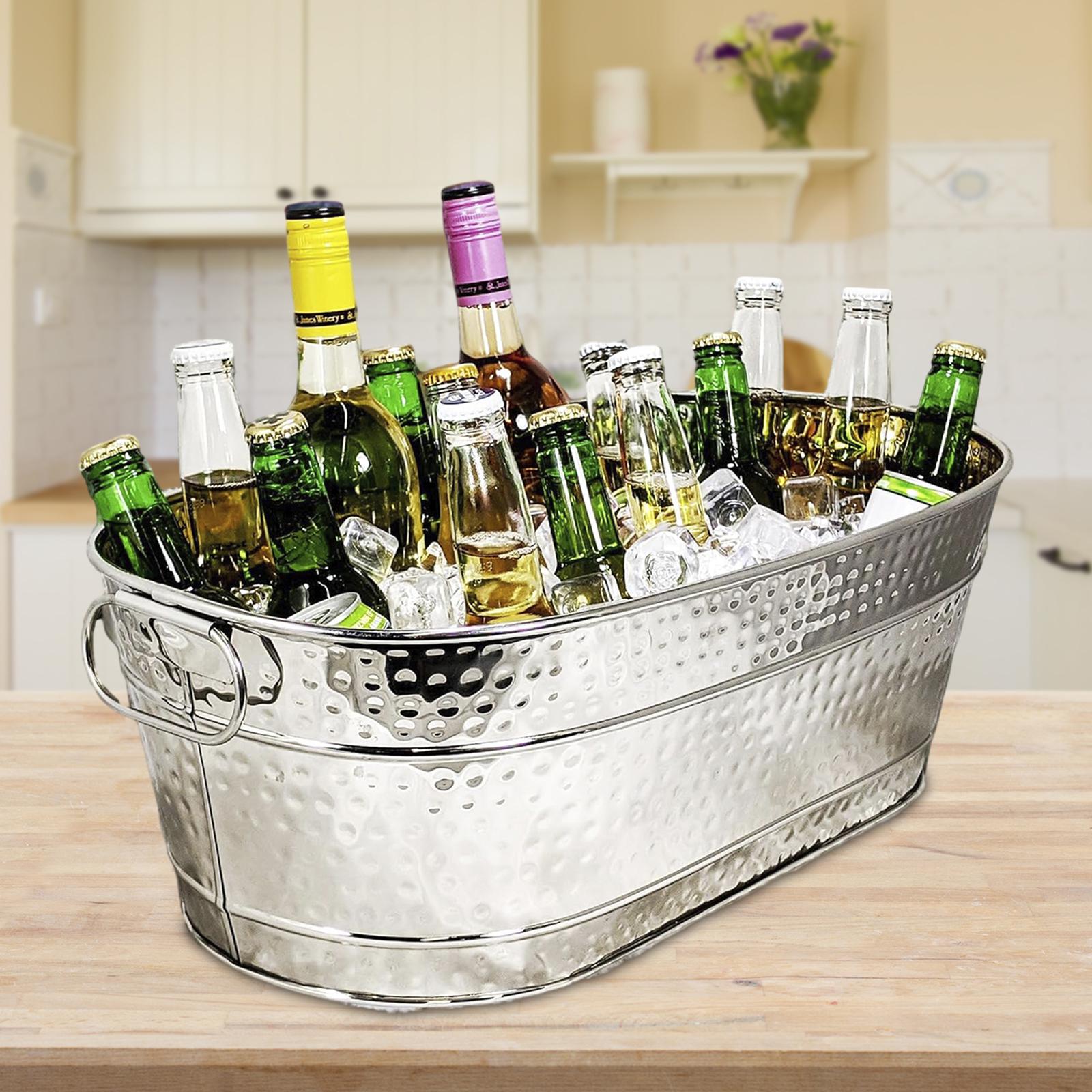 Ice Bucket Galvanized Tub Stor - Wine Beer Cocktail recension och pris