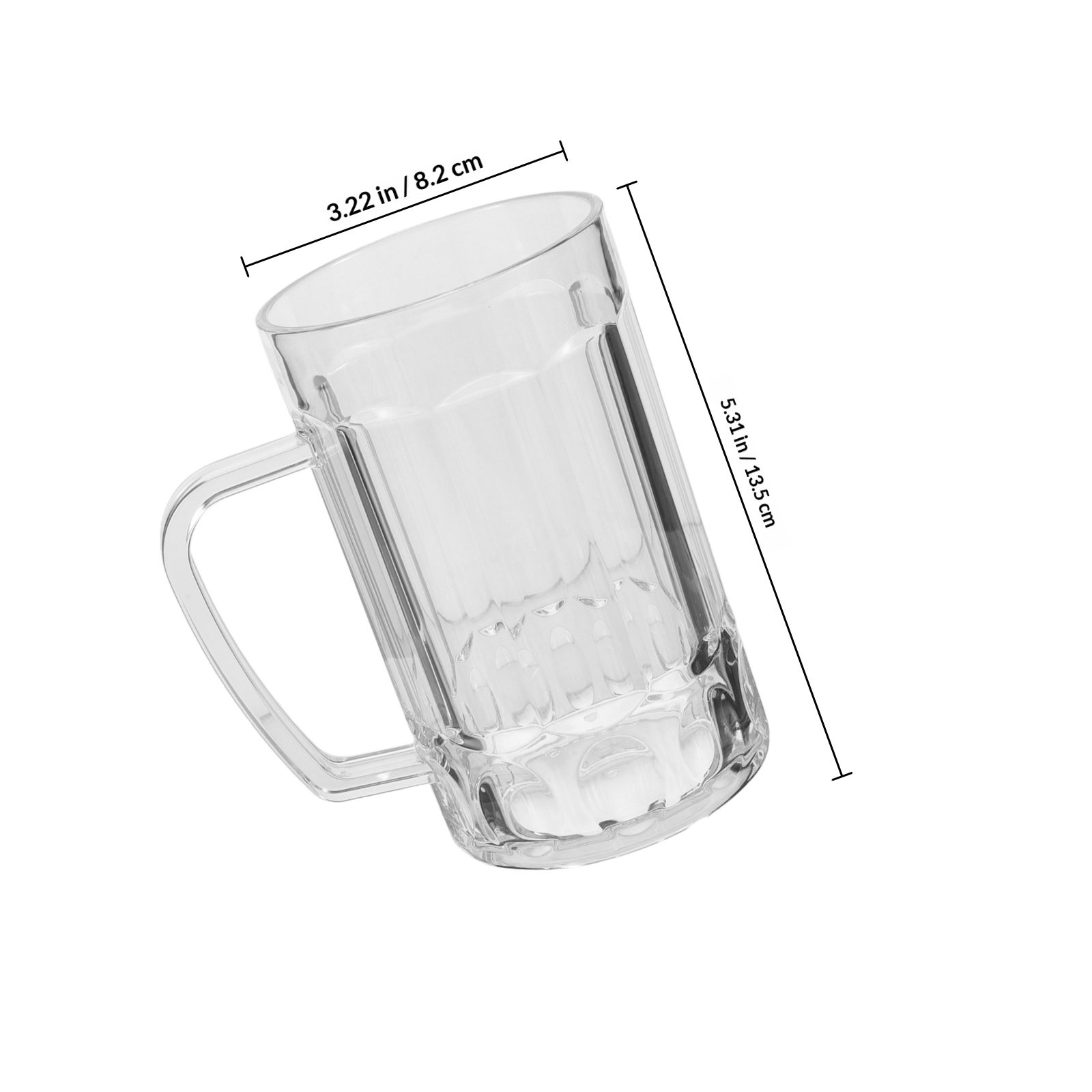 Acrylic Beer Cup Household Bee - Beer Mug Handled recension och pris