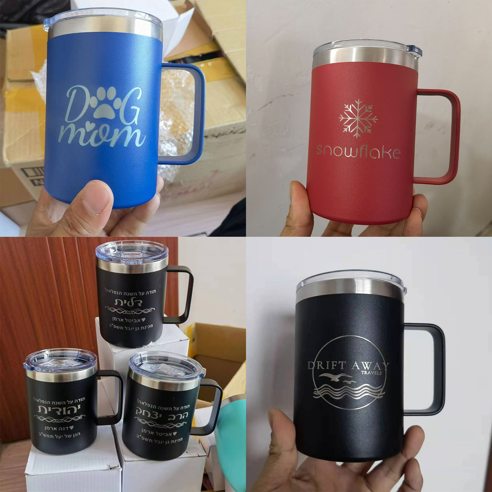 16oz Stainless Steel Insulated - Beer Mug Handled recension och pris