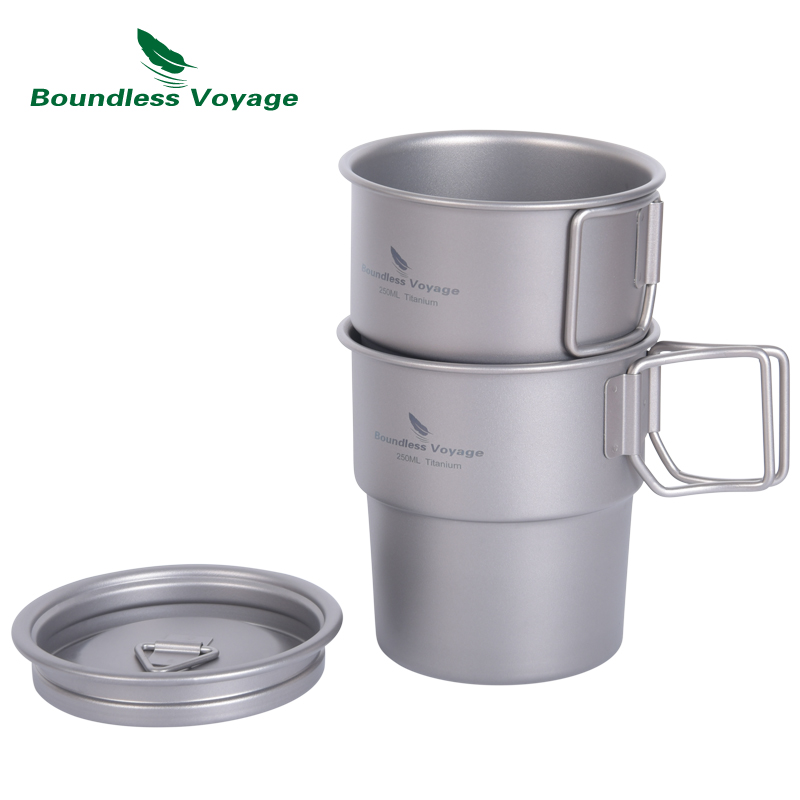 Boundless Voyage Titanium Camp - Beer Mug Handled recension och pris