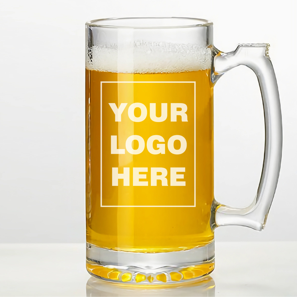 Personalized Beer Glass 500ml/ - Beer Mug Handled recension och pris
