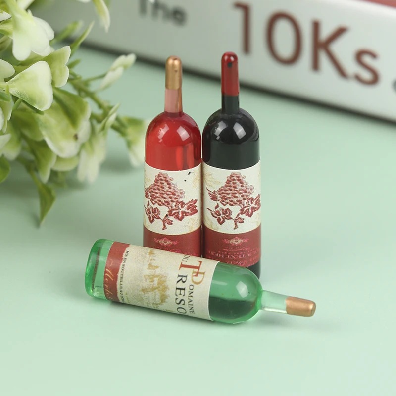 1 Set 1/12 Miniature Wine Bott - Taste Wine Beer Kitchen recension och pris