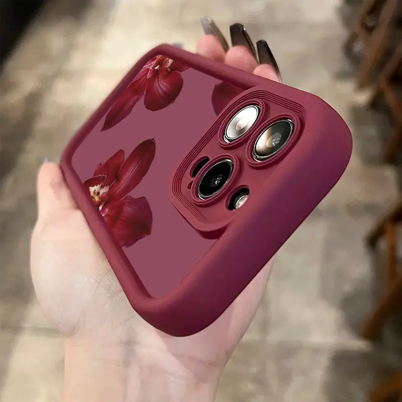 Wine Red Orchid Flower Pattern - Wine & Beer Guayaquil recension och pris